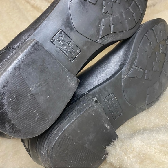 SAM Edelman Blk Leather Boots - Picture 8 of 14